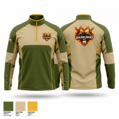 Golden Deers FC 49695783 Quarter Zip Jacket - 1