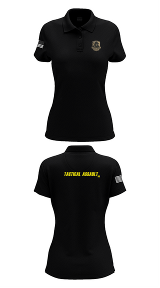 Womens Short Sleeve Performance Polo, Death Squad Actual, E-Sports, Teamtime, Team time, sublimation, custom sports apparel, team uniforms, spirit wear, spiritwear, sports uniforms, custom shirts, team store, custom team store, fundraiser sports, apparel fundraiser