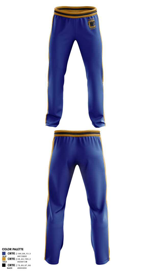 Sweatpants, Panthers, Men's Soccer, Teamtime, Team time, sublimation, custom sports apparel, team uniforms, spirit wear, spiritwear, sports uniforms, custom shirts, team store, custom team store, fundraiser sports, apparel fundraiser