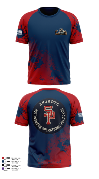 Short Sleeve Performance Shirt, AFJROTC MS-081 DRONE TEAM, , Teamtime, Team time, sublimation, custom sports apparel, team uniforms, spirit wear, spiritwear, sports uniforms, custom shirts, team store, custom team store, fundraiser sports, apparel fundraiser