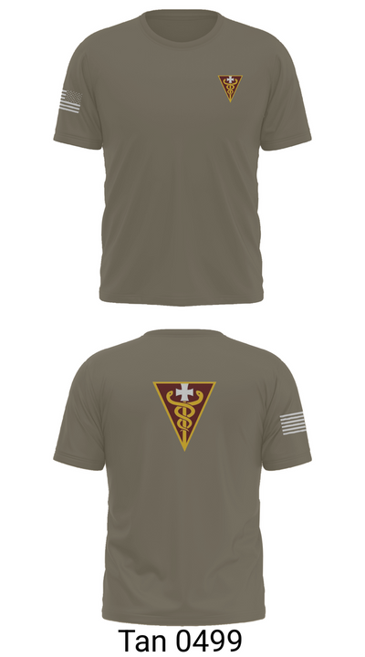 3D THEATER MEDICAL COMMAND 14799833 Old School Cotton Feel Shirt - 70