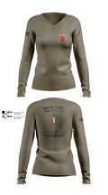 MCAT 1220 (DEPLOYMENT SHIRT) 37484556 Women's Long Sleeve V-neck Shirt - 1