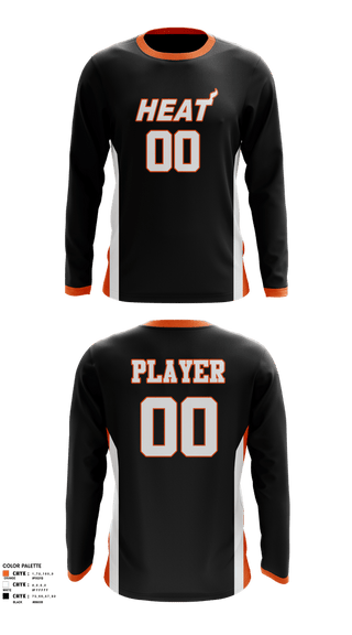 Long Sleeve Performance Shirt, Hudson Heat, Men's Basketball, Teamtime, Team time, sublimation, custom sports apparel, team uniforms, spirit wear, spiritwear, sports uniforms, custom shirts, team store, custom team store, fundraiser sports, apparel fundraiser