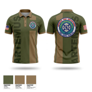 Short Sleeve Performance Polo, Artemus fire department, Fire Department, Teamtime, Team time, sublimation, custom sports apparel, team uniforms, spirit wear, spiritwear, sports uniforms, custom shirts, team store, custom team store, fundraiser sports, apparel fundraiser