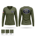 Jail Special Operations Group Women's Long Sleeve V-neck Shirt - 1
