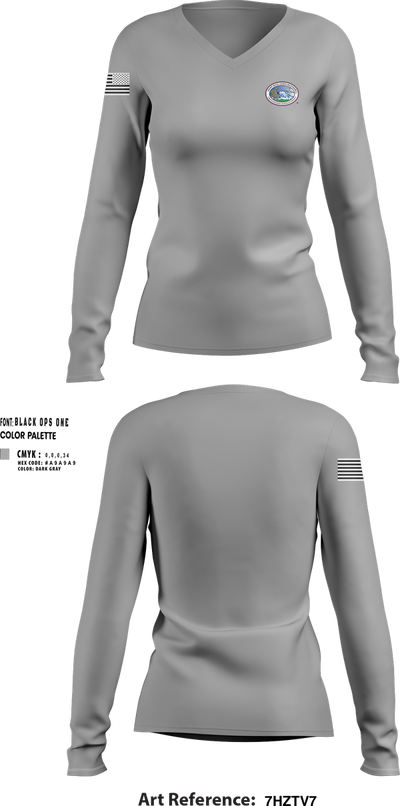 JBLM BOSS 9004473 Women's Long Sleeve V-neck Shirt - 2