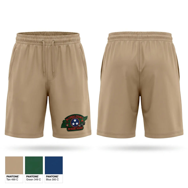Athletic Shorts With Pockets, Bledsoe County Rescue Squad, Fire Department, Teamtime, Team time, sublimation, custom sports apparel, team uniforms, spirit wear, spiritwear, sports uniforms, custom shirts, team store, custom team store, fundraiser sports, apparel fundraiser
