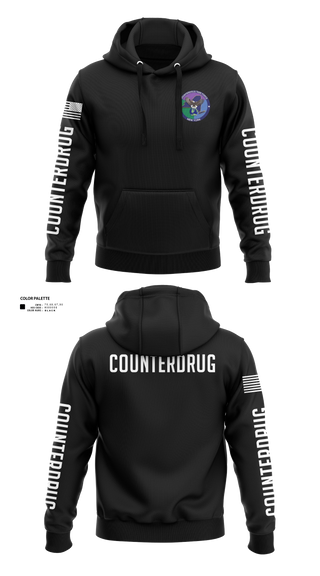 Hoodie, New York Counterdrug Task Force, Police, Teamtime, Team time, sublimation, custom sports apparel, team uniforms, spirit wear, spiritwear, sports uniforms, custom shirts, team store, custom team store, fundraiser sports, apparel fundraiser