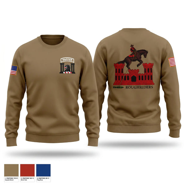 Crew Neck Sweatshirt, 630th Engineer Clearance Company, Army, Teamtime, Team time, sublimation, custom sports apparel, team uniforms, spirit wear, spiritwear, sports uniforms, custom shirts, team store, custom team store, fundraiser sports, apparel fundraiser