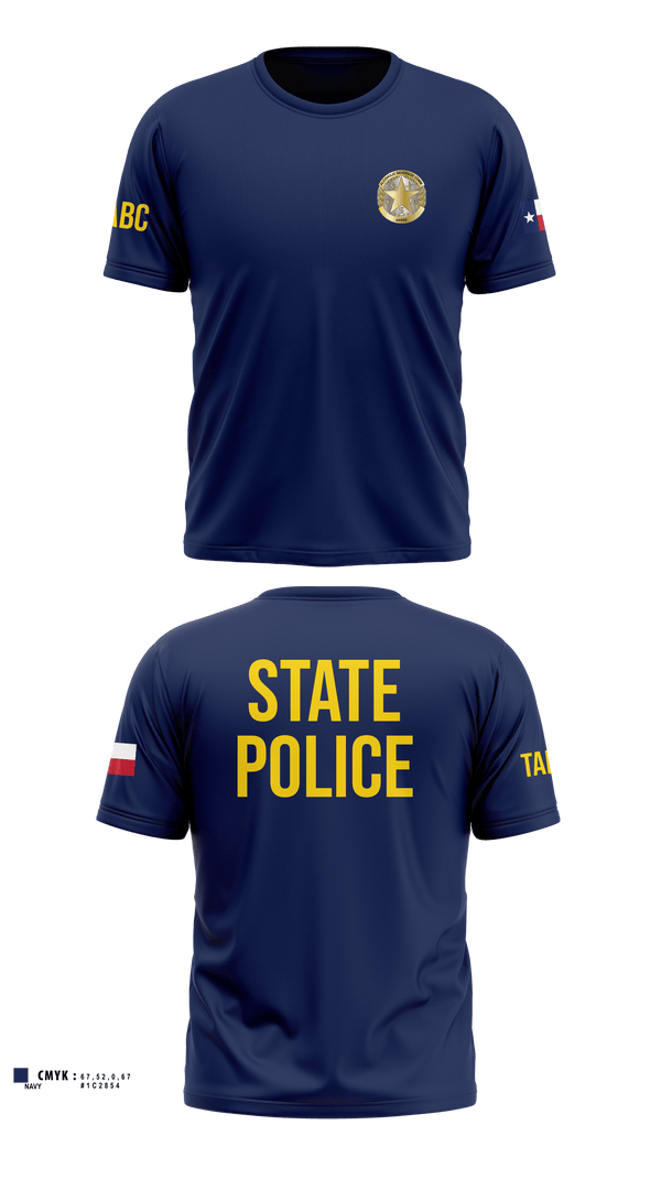 Short Sleeve Performance Shirt, Texas alcoholic beverage commission, Police, Teamtime, Team time, sublimation, custom sports apparel, team uniforms, spirit wear, spiritwear, sports uniforms, custom shirts, team store, custom team store, fundraiser sports, apparel fundraiser
