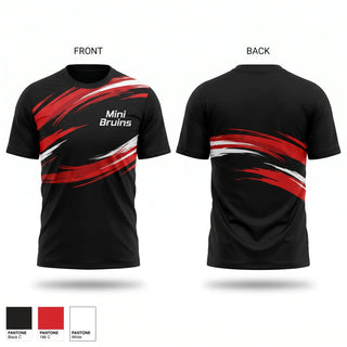 Short Sleeve Performance Shirt, Mini Bruins, Cheer, Teamtime, Team time, sublimation, custom sports apparel, team uniforms, spirit wear, spiritwear, sports uniforms, custom shirts, team store, custom team store, fundraiser sports, apparel fundraiser