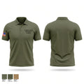 1st Marine Division HQ Battalion Comm Co 31335533 Short Sleeve Performance Polo - 1