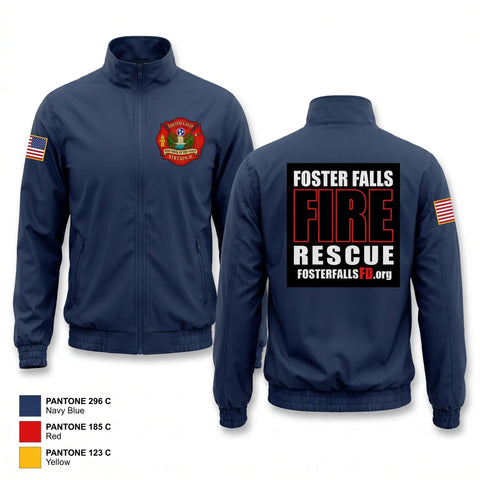 Windbreaker, Foster Falls Fire Department, Fire Department, Teamtime, Team time, sublimation, custom sports apparel, team uniforms, spirit wear, spiritwear, sports uniforms, custom shirts, team store, custom team store, fundraiser sports, apparel fundraiser