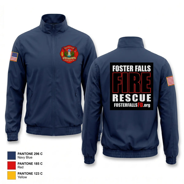 Windbreaker, Foster Falls Fire Department, Fire Department, Teamtime, Team time, sublimation, custom sports apparel, team uniforms, spirit wear, spiritwear, sports uniforms, custom shirts, team store, custom team store, fundraiser sports, apparel fundraiser