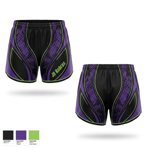 Womens Shorts, JR Kobras, Softball, Teamtime, Team time, sublimation, custom sports apparel, team uniforms, spirit wear, spiritwear, sports uniforms, custom shirts, team store, custom team store, fundraiser sports, apparel fundraiser