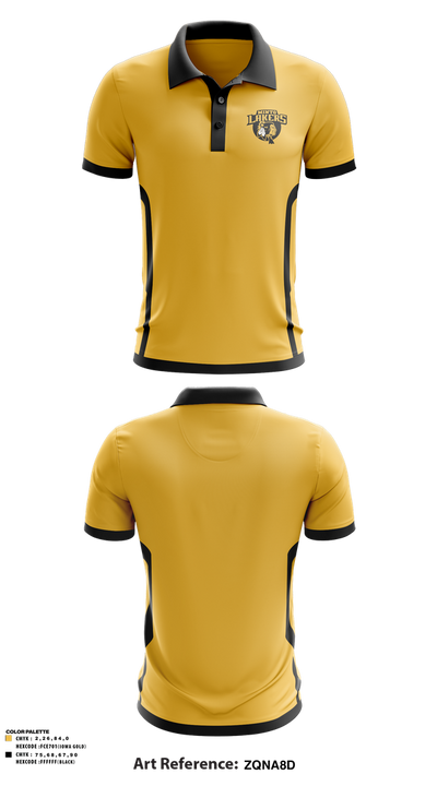 Minto Lakers Basketball 3667371 Short Sleeve Performance Polo - 2