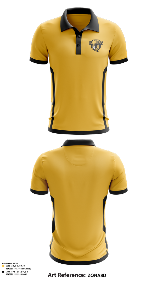 Short Sleeve Performance Polo, Minto Lakers Basketball, Men's Basketball, Teamtime, Team time, sublimation, custom sports apparel, team uniforms, spirit wear, spiritwear, sports uniforms, custom shirts, team store, custom team store, fundraiser sports, apparel fundraiser