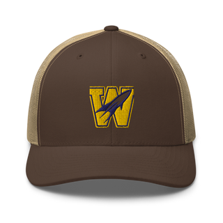 Rockets Retro Trucker Hat | Yupoong 6606