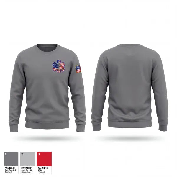 Crew Neck Sweatshirt, Southern Ambulance Transport, EMS/EMT, Teamtime, Team time, sublimation, custom sports apparel, team uniforms, spirit wear, spiritwear, sports uniforms, custom shirts, team store, custom team store, fundraiser sports, apparel fundraiser