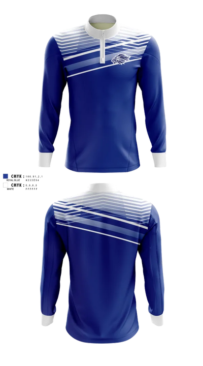 Jessieville Lions Golf 12160497 Quarter Zip Jacket - 101