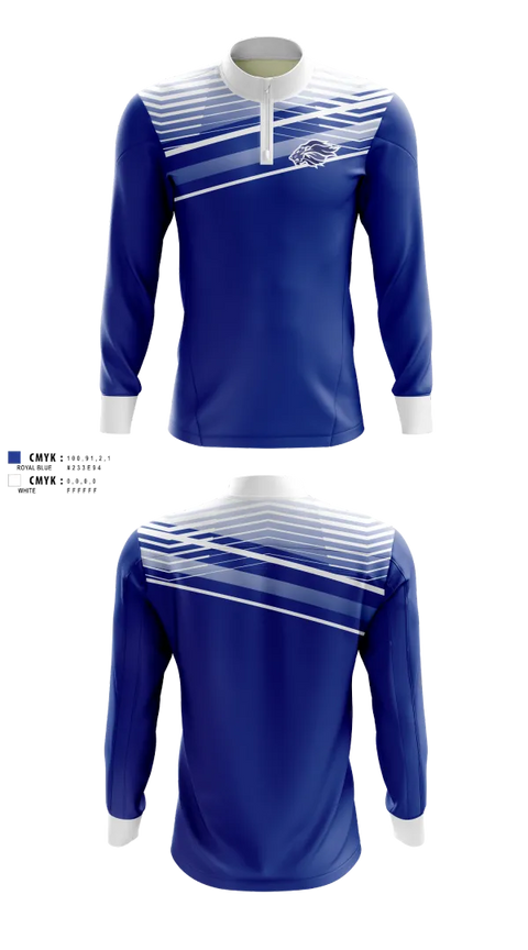 Quarter Zip Jacket, Jessieville Lions Golf, Golf, Teamtime, Team time, sublimation, custom sports apparel, team uniforms, spirit wear, spiritwear, sports uniforms, custom shirts, team store, custom team store, fundraiser sports, apparel fundraiser