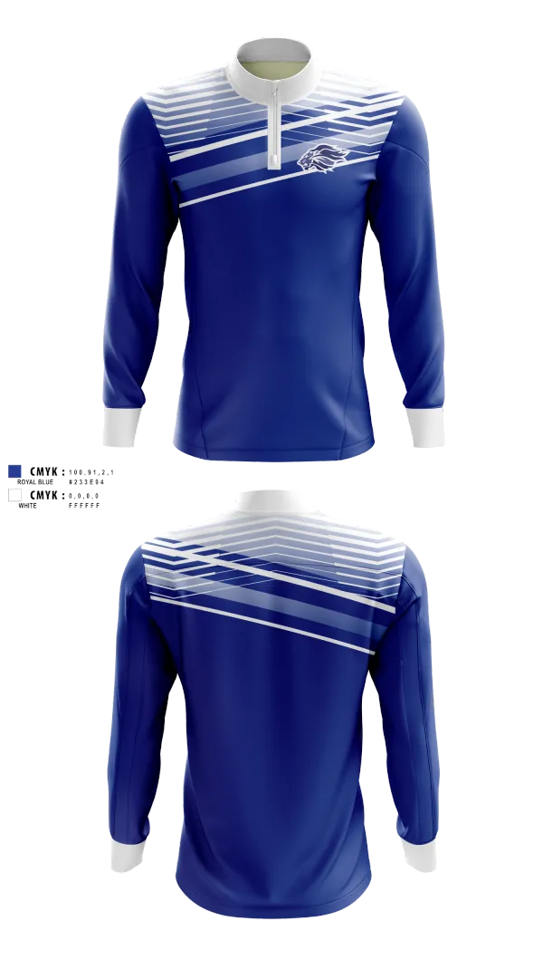 Quarter Zip Jacket, Jessieville Lions Golf, Golf, Teamtime, Team time, sublimation, custom sports apparel, team uniforms, spirit wear, spiritwear, sports uniforms, custom shirts, team store, custom team store, fundraiser sports, apparel fundraiser