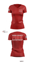 Mora county fire 84247138 Women's Short Sleeve V-neck Shirt - 3