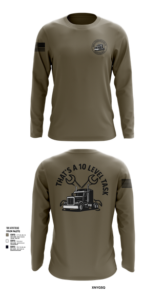Long Sleeve Performance Shirt, 1487th Transportation Company, Army, Teamtime, Team time, sublimation, custom sports apparel, team uniforms, spirit wear, spiritwear, sports uniforms, custom shirts, team store, custom team store, fundraiser sports, apparel fundraiser