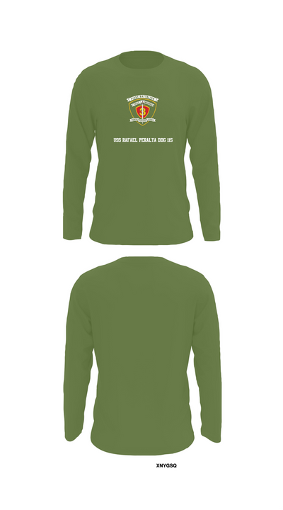 USS Rafael Peralta DDG 115 35678200 Long Sleeve Performance Shirt 50