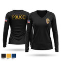 Granite Shoals Police Department Women's Long Sleeve V-neck Shirt - 1
