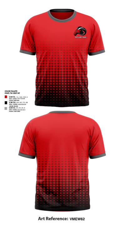 Suitland Rams 59741990 Short Sleeve Performance Shirt - 1