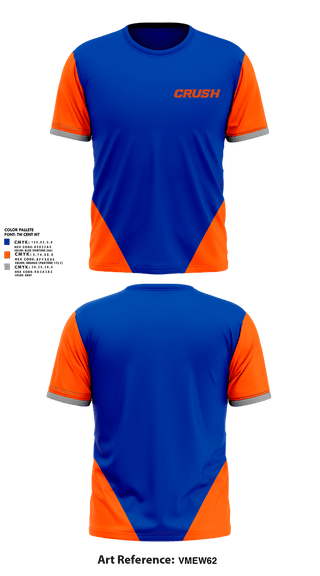 Short Sleeve Performance Shirt, Boise Crush, Baseball, Teamtime, Team time, sublimation, custom sports apparel, team uniforms, spirit wear, spiritwear, sports uniforms, custom shirts, team store, custom team store, fundraiser sports, apparel fundraiser