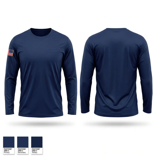 Long Sleeve Performance Shirt, North Brookfield Fire Department, Fire Department, Teamtime, Team time, sublimation, custom sports apparel, team uniforms, spirit wear, spiritwear, sports uniforms, custom shirts, team store, custom team store, fundraiser sports, apparel fundraiser