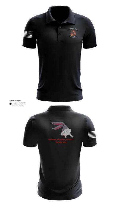 H Co, 2-325TH AIR 41315861 Short Sleeve Performance Polo - 20