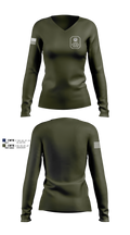 Rockville City Police 51185613 Women's Long Sleeve V-neck Shirt - 12