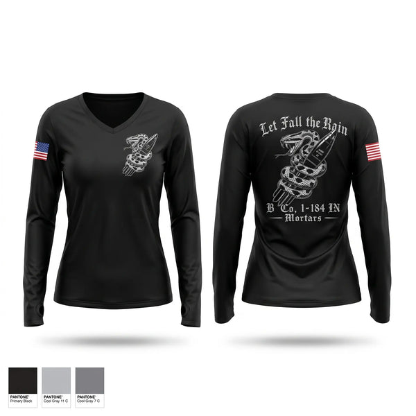 Old School Cotton Feel Shirt, B Co. 1-184, National Guard, Teamtime, Team time, sublimation, custom sports apparel, team uniforms, spirit wear, spiritwear, sports uniforms, custom shirts, team store, custom team store, fundraiser sports, apparel fundraiser