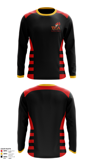 Long Sleeve Performance Shirt, Torches, Men's Basketball, Teamtime, Team time, sublimation, custom sports apparel, team uniforms, spirit wear, spiritwear, sports uniforms, custom shirts, team store, custom team store, fundraiser sports, apparel fundraiser