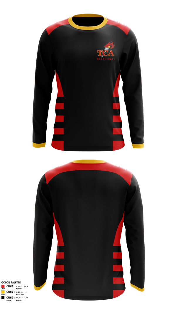 Long Sleeve Performance Shirt, Torches, Men's Basketball, Teamtime, Team time, sublimation, custom sports apparel, team uniforms, spirit wear, spiritwear, sports uniforms, custom shirts, team store, custom team store, fundraiser sports, apparel fundraiser