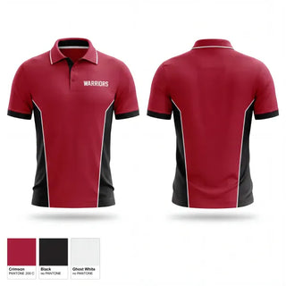 Short Sleeve Performance Polo, Warriors, Softball, Teamtime, Team time, sublimation, custom sports apparel, team uniforms, spirit wear, spiritwear, sports uniforms, custom shirts, team store, custom team store, fundraiser sports, apparel fundraiser