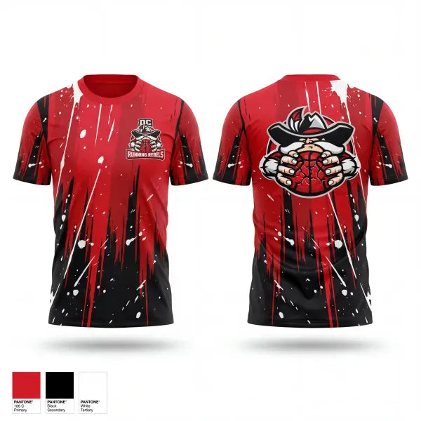 Short Sleeve Performance Shirt, DCRR, Men's Basketball, Teamtime, Team time, sublimation, custom sports apparel, team uniforms, spirit wear, spiritwear, sports uniforms, custom shirts, team store, custom team store, fundraiser sports, apparel fundraiser