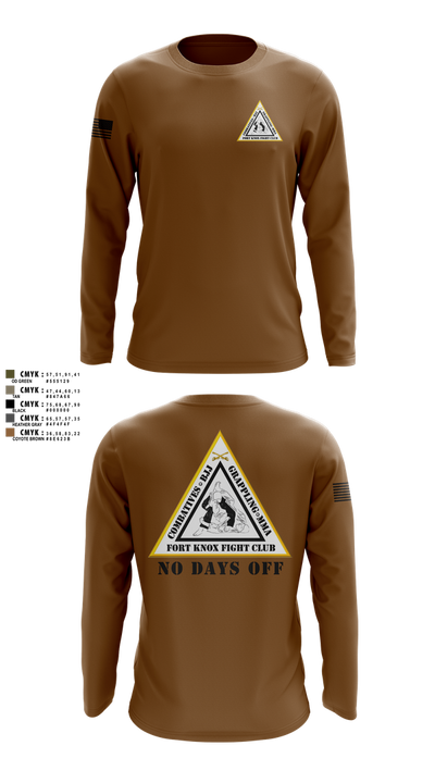Fort Knox Fight Club Long Sleeve Performance Shirt 7
