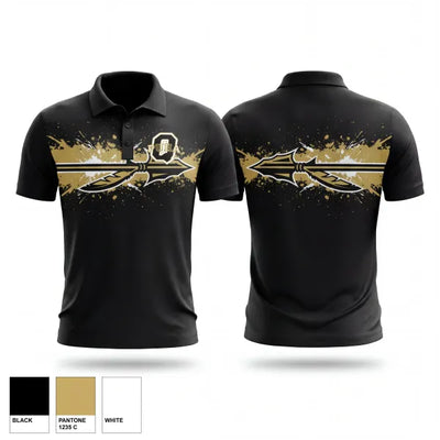 Quanah High School Tennis 26440127 Short Sleeve Performance Polo - 1