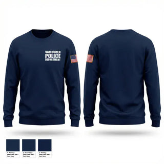 Crew Neck Sweatshirt, Van Buren Police Department, Police, Teamtime, Team time, sublimation, custom sports apparel, team uniforms, spirit wear, spiritwear, sports uniforms, custom shirts, team store, custom team store, fundraiser sports, apparel fundraiser
