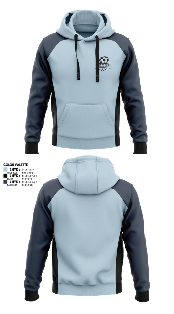Hoodie, Idiot Jokers, Men's Soccer, Teamtime, Team time, sublimation, custom sports apparel, team uniforms, spirit wear, spiritwear, sports uniforms, custom shirts, team store, custom team store, fundraiser sports, apparel fundraiser