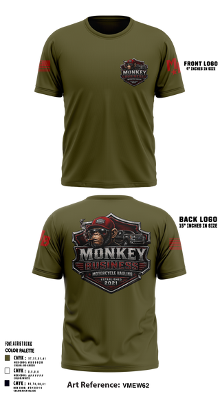 Short Sleeve Performance Shirt, Monkey Business Motorcycle Hauling, , Teamtime, Team time, sublimation, custom sports apparel, team uniforms, spirit wear, spiritwear, sports uniforms, custom shirts, team store, custom team store, fundraiser sports, apparel fundraiser