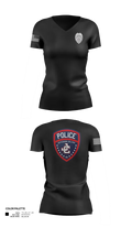 Jefferson College Police Department 39962708 Women's Short Sleeve V-neck Shirt - 21
