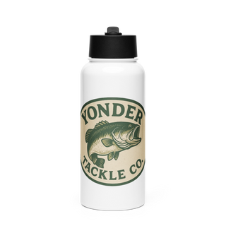 Yonder Tackle Co 79958138 Stainless Steel Water Bottle with a Straw Lid