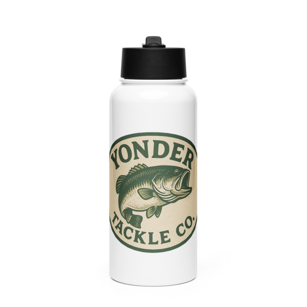 Yonder Tackle Co 79958138 Stainless Steel Water Bottle with a Straw Lid
