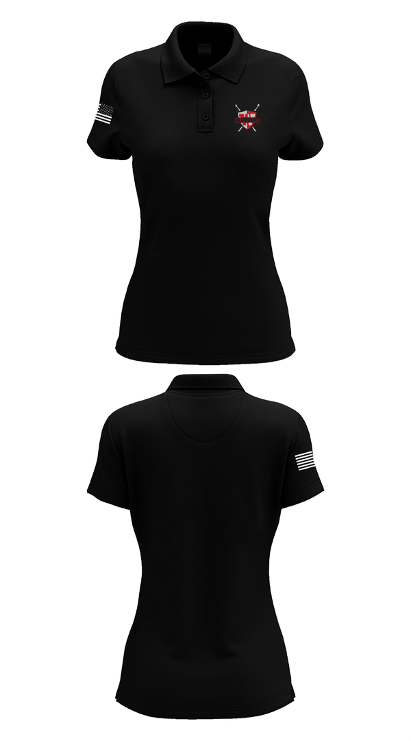 Womens Short Sleeve Performance Polo, White Oak Cheer, Cheer, Teamtime, Team time, sublimation, custom sports apparel, team uniforms, spirit wear, spiritwear, sports uniforms, custom shirts, team store, custom team store, fundraiser sports, apparel fundraiser