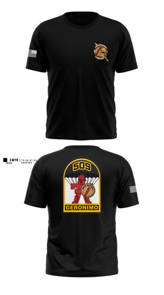 Old School Cotton Feel Shirt, 3-509th Parachute Infantry BN Able Nation, , Teamtime, Team time, sublimation, custom sports apparel, team uniforms, spirit wear, spiritwear, sports uniforms, custom shirts, team store, custom team store, fundraiser sports, apparel fundraiser